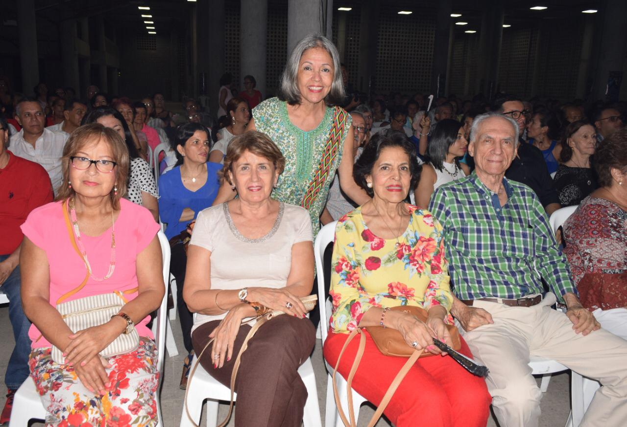 Myriam Ramos, Nubia Vásquez, Gloria Mardini, Elías Falla, Clara Sofía Díaz.